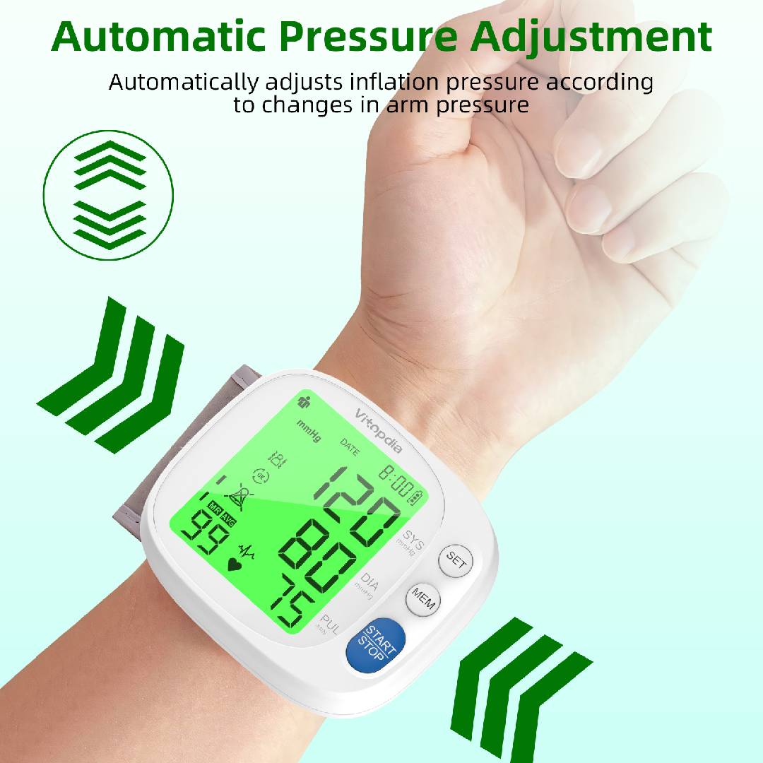 VITOPDIA Automatic Wrist Blood Pressure Monitor